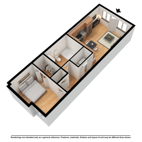 1 Bedroom Townhome