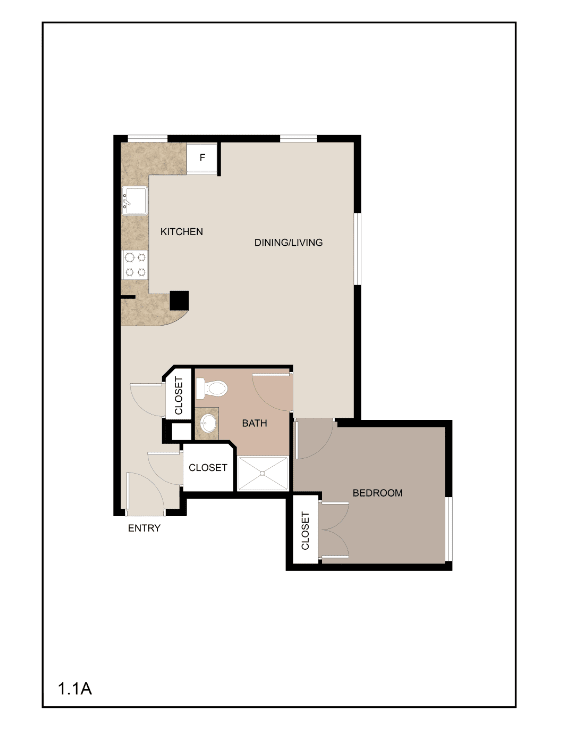 a floor plan of a two bedroom apartment with den and bathroom