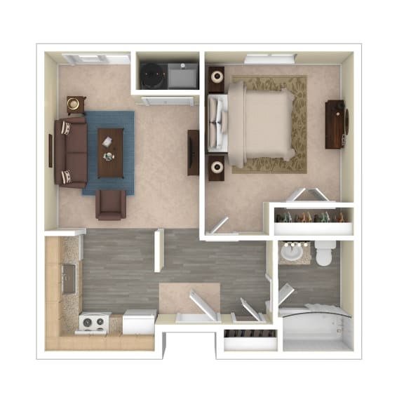 Unit A1 1bed1bath