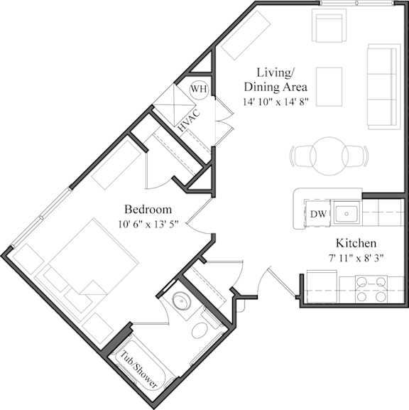 Darby House Floor Plan 1B