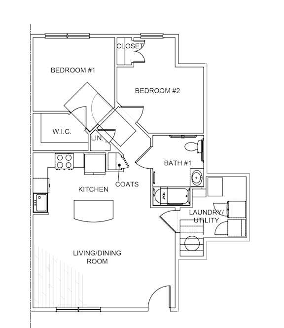 Two bedroom flat
