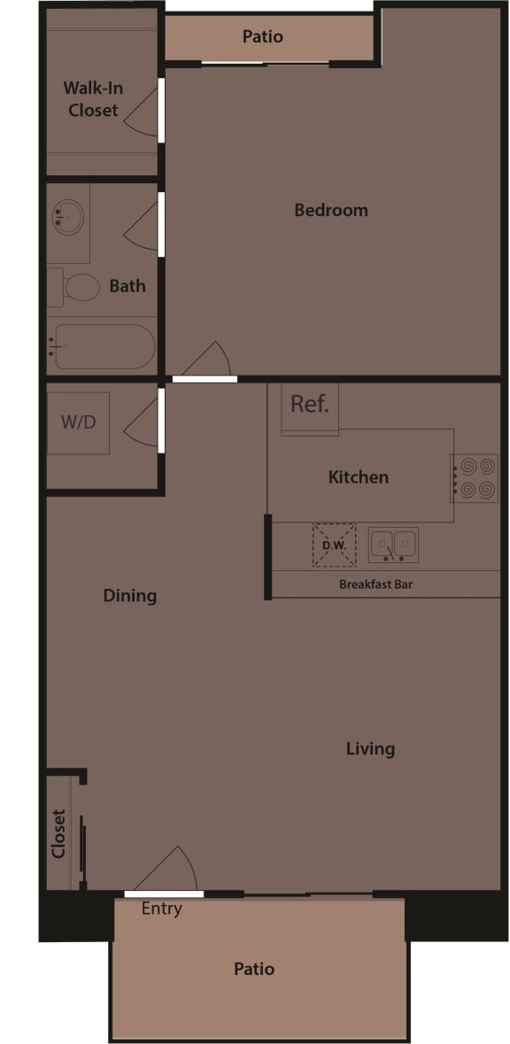 Floor Plans of Desert Boutique Apartment Homes in Palm Springs CA