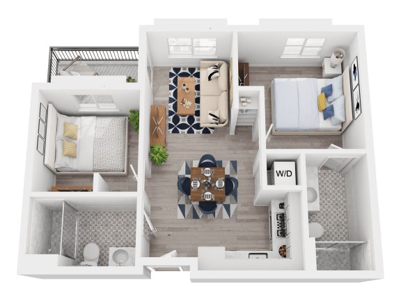2 bedroom apartment