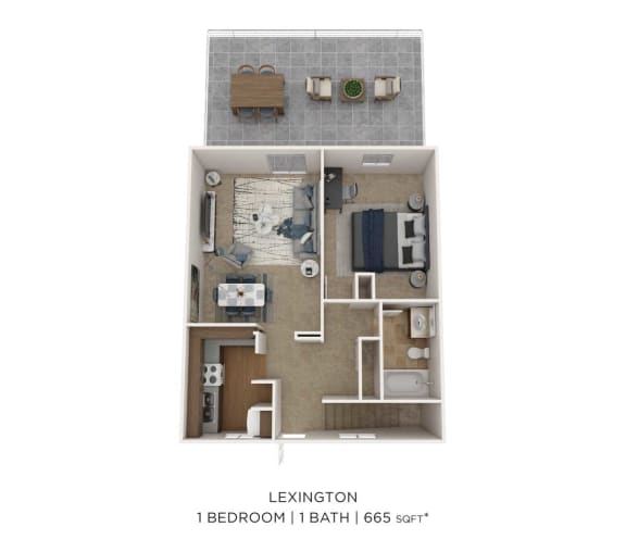 Floor Plans of Autumn Woods Apartments in Jackson, MI