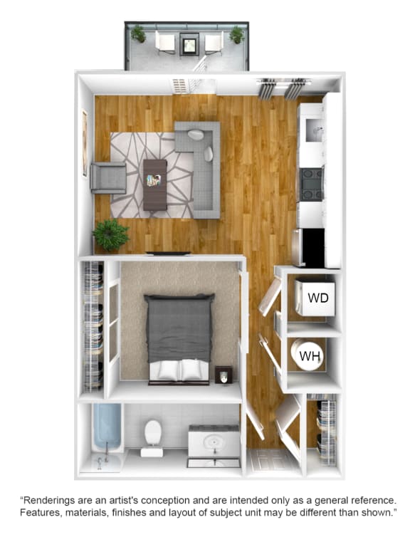 S02A Floor Plan at The Quarter House, Mississippi, 39216