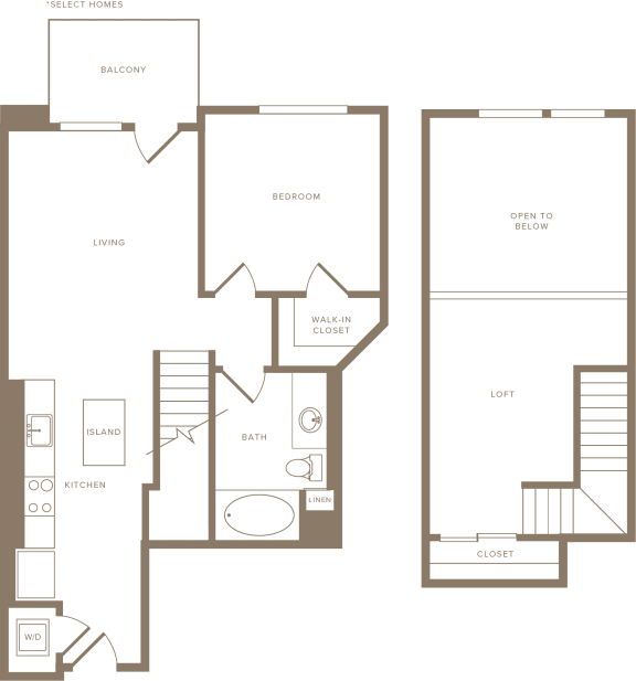 A05L Floor Plan at The Q Playa, Los Angeles