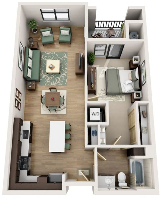 A2 Floor Plan at 56 North, Phoenix, AZ