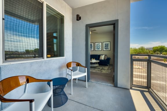 Balcony with 2 chairs at Cuvee, Arizona, 85305