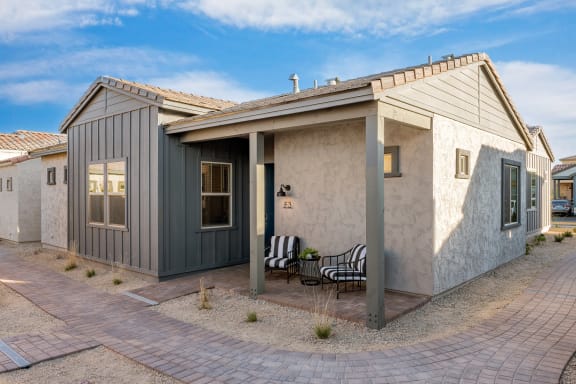 Single story detached apartment home at Pillar at Fountain Hills in AZ
