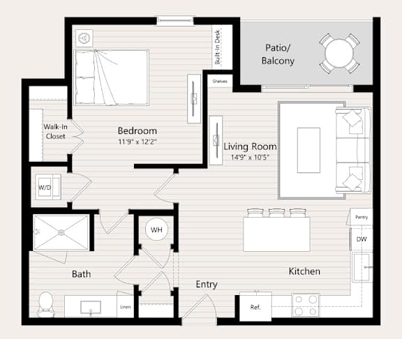 A18 Floor Plan at Huxley Scottsdale, Arizona