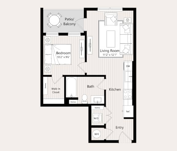 A3 Floor Plan at Huxley Scottsdale, Scottsdale, AZ 85260