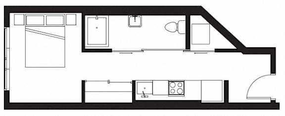 Studio apartment at Pine Minor, Washington