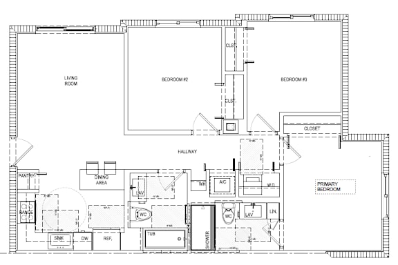 Meridian Point floor plan at Meridian Point at Goulds Station in Miami, FL, 33170
