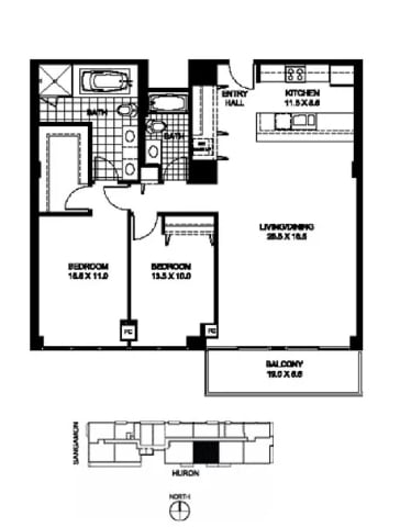 the floor plan