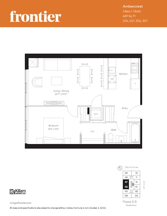 Ambercrest - 1 Bed | 1 Bath