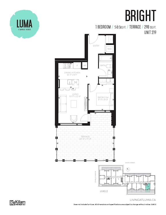 Bright - 1 Bed | 1 Bath