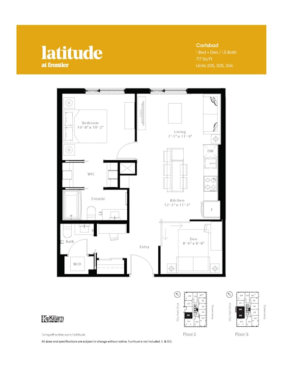 Carlsbad - 1 Bed + Den | 1 Bath