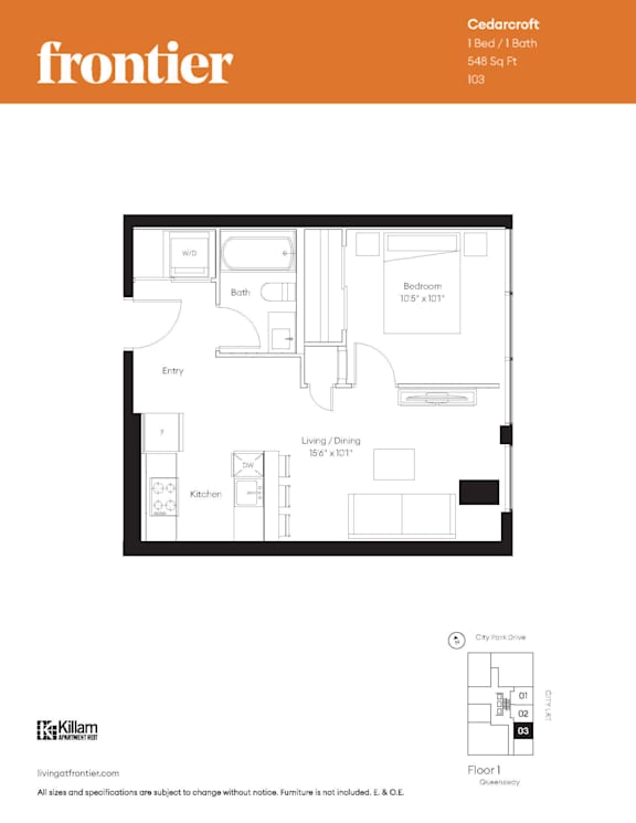 Cedarcroft - 1 Bed | 1 Bath