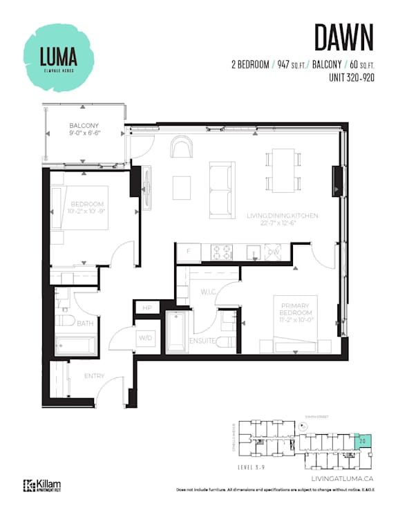 Dawn - 2 Bed | 2 Bath