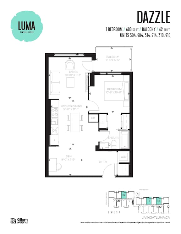 Dazzle - 1 Bed | 1 Bath