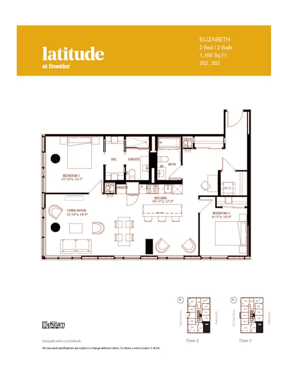 Elizabeth - 2 Bed | 2 Bath