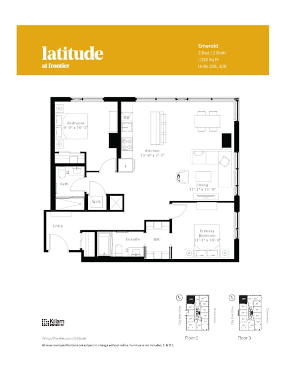 Emerald - 2 Bed | 2 Bath