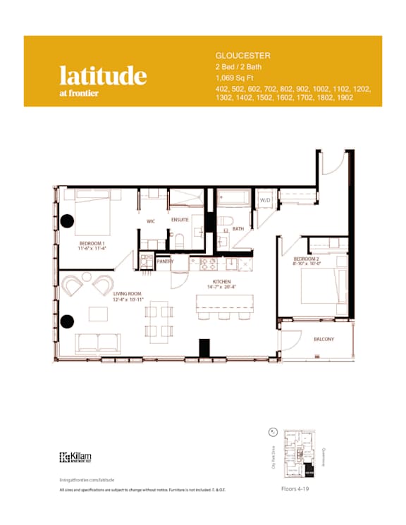 Gloucester - 2 Bed | 2 Bath