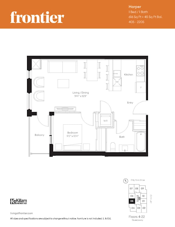 Harper - 1 Bed | 1 Bath