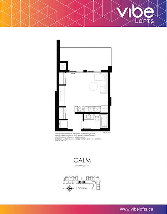 A floor plan for a loft with a living room, bedroom, and bathroom.
