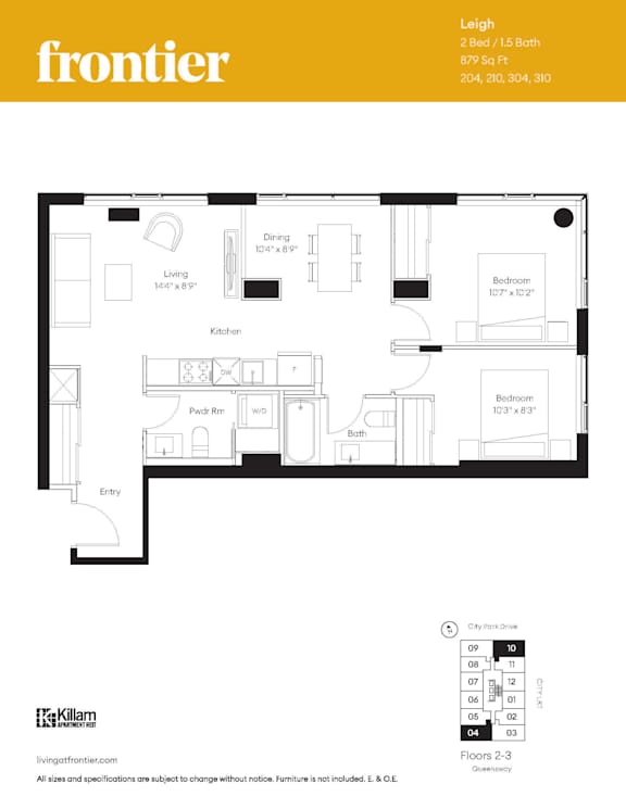 Leigh - 2 Bed | 1.5 Bath