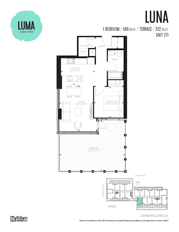 Luna - 1 Bed | 1 Bath