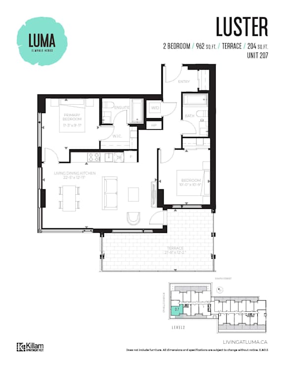 Luster- 2 Bed | 2 Bath