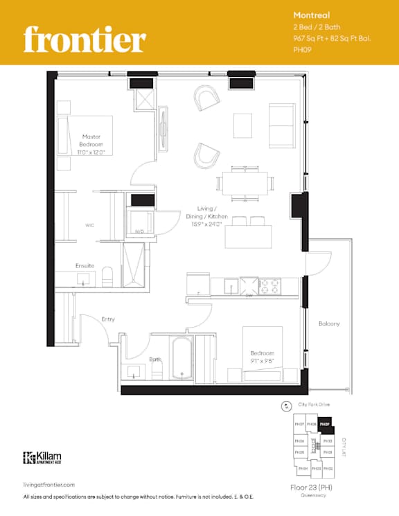 Montreal Penthouse - 2 Bed | 2 Bath