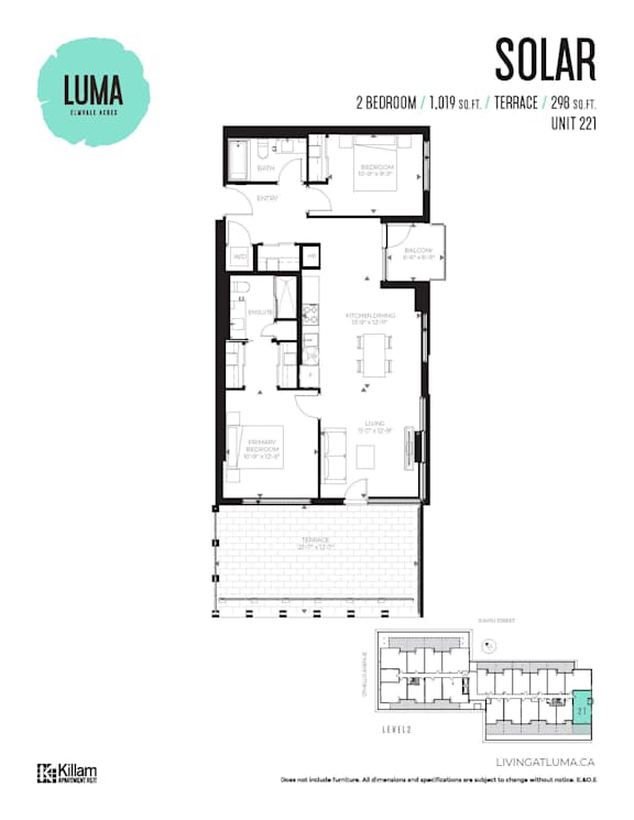 Solar - 2 Bed | 2 Bath