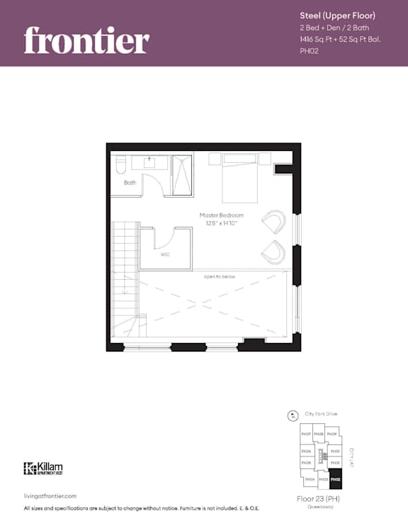 Steel Penthouse Page 2 - 2 Bed + Den | 2 Bath