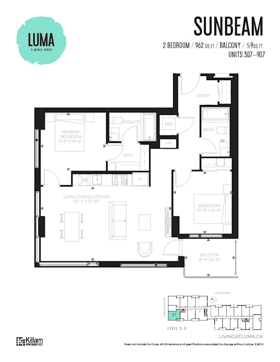 Sunbeam - 2 Bed | 2 Bath