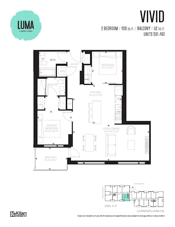 Vivid - 2 Bed | 2 Bath