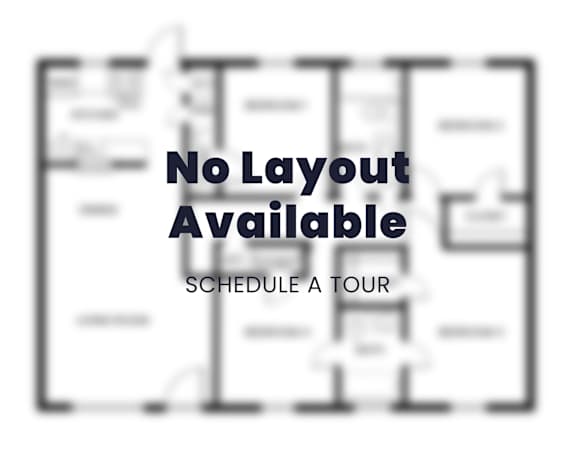 A sign that says "No Layout Available" and "Schedule a Tour" is displayed.