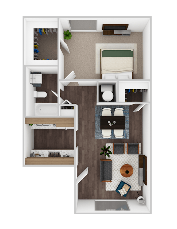 Floor Plan  1 Bed