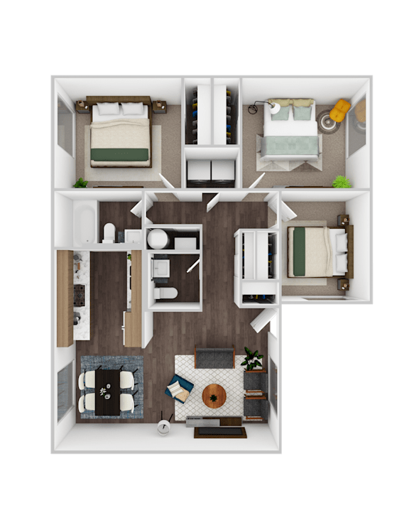 Floor Plan  3 Bed