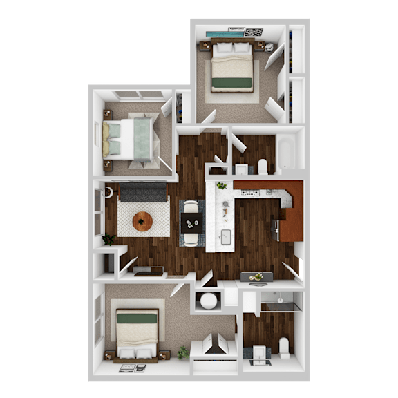 3 Bed - K