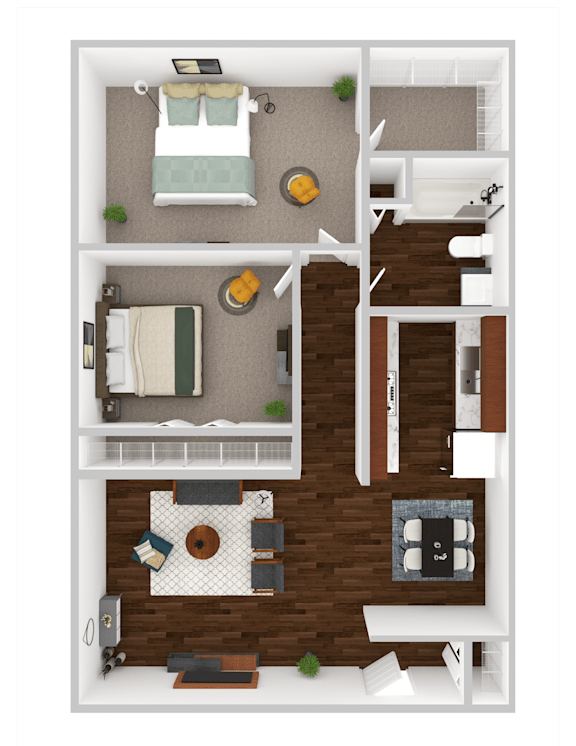 2 bed 2 bath  at Grand Manor Apartments , Colorado