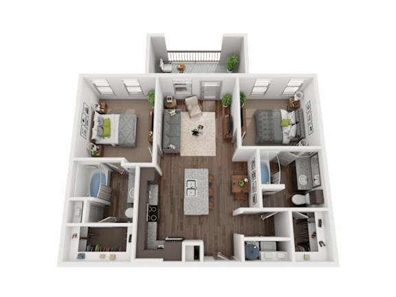 2 bed 2 bath A at The Grand at Manor Apartments, Manor, TX, 78653