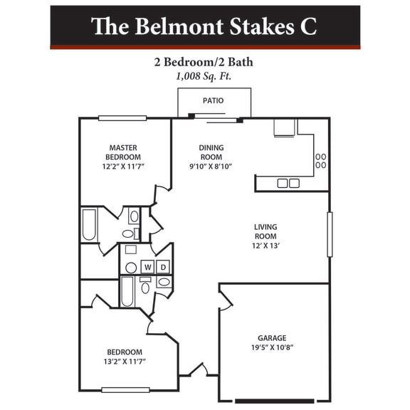 Aberdine Floor Plan at Hartland Place, Lexington, 40517