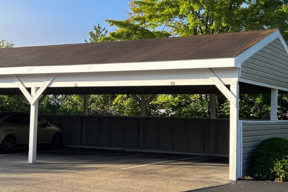 Garage at Steeplechase Apartments, Loveland, Ohio