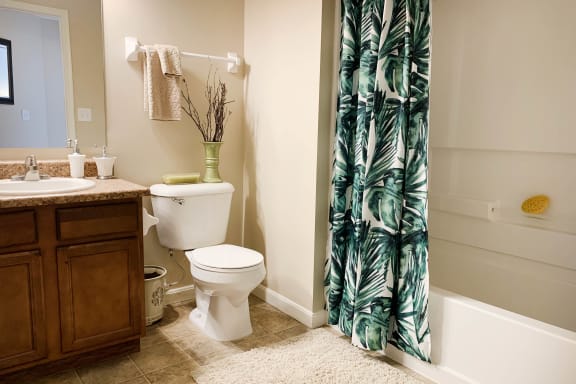 Spa Inspired Bathroom at The Residences at Liberty Crossing, Columbus, 43235