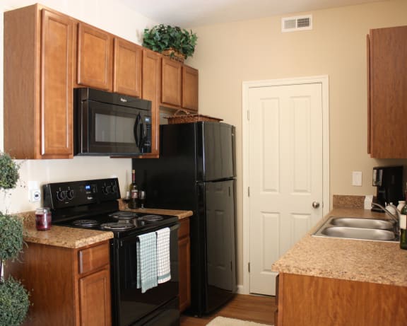 Separate Kitchen Areas at The Residences at Liberty Crossing, Columbus, 43235