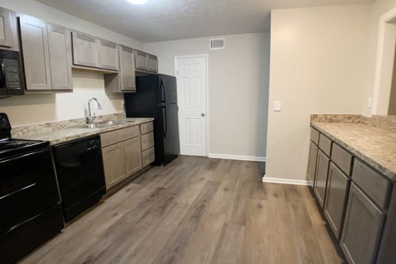 Kitchens With Ample Storage  at Revere Village Apartments, Ohio, 45458