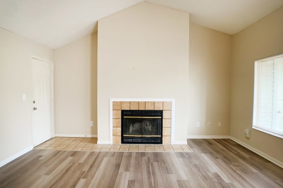 Fireplace at The Vinings Apartments, Ohio