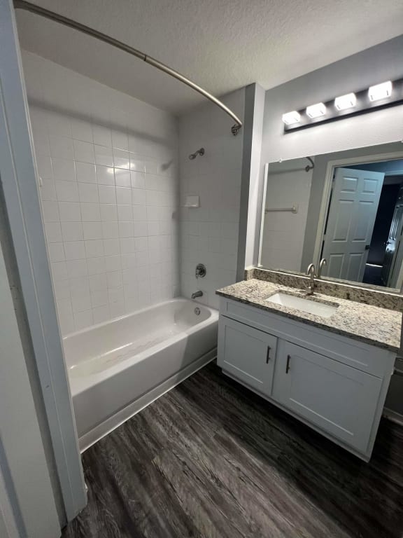 Bathroom With Vanity Lights at Ashton Oaks, New Port Richey, FL, 34654